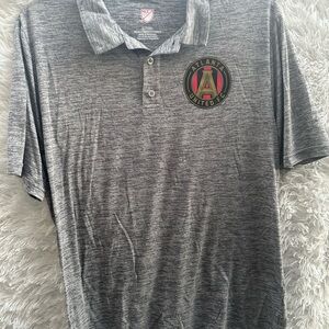 Atlanta United FC Gray Polo Shirt size XL NWOT